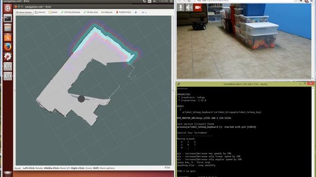 Robot Operating System running on Parallax ArloBot смотреть онлайн