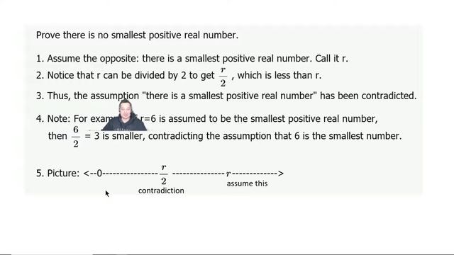 proof by contradiction there is no smallest positive number смотреть онлайн