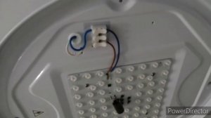 установка светодиодного светильника на натяжной потолок. gauss space stone