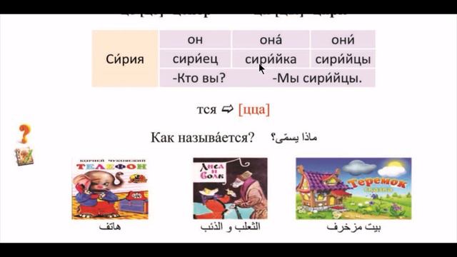 منهاج اللغة الروسية للصف السابع في سوريا - الدرس السابع смотреть онлайн