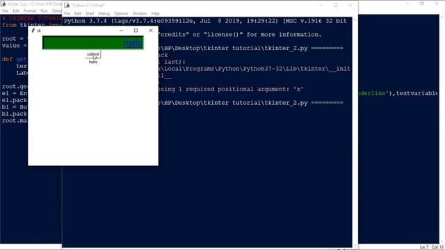 Tkinter GUI Course | Part - III | Python | Entry box & Buttons | Frame смотреть онлайн