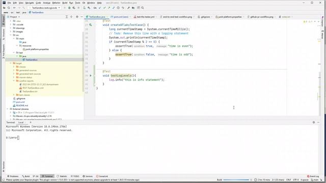 #23 Slf4j - Log4j : Adding logging to your test framework смотреть онлайн