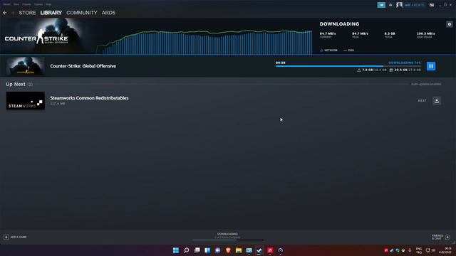 Downloading CSGO with 1000Mbps Internet смотреть онлайн