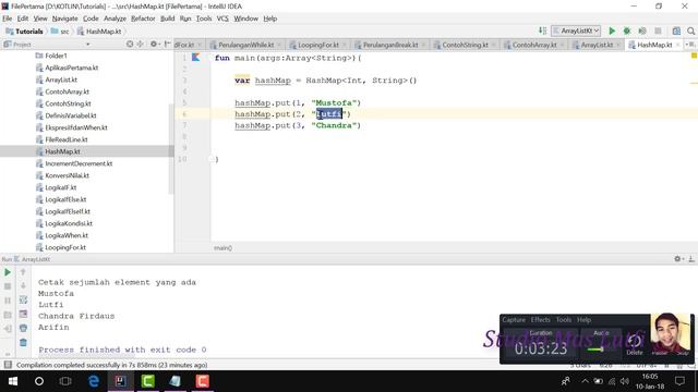 #26. Tutorial Kotlin [Dasar] - Logika Collection HashMap смотреть онлайн