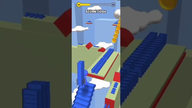 Stair Run Level 64 #gameplay #jetball game of video running games #stairrun смотреть онлайн