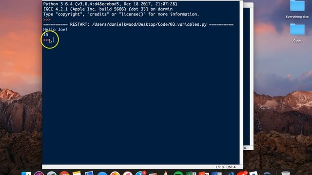 Python Tutorial 3 - Variables and Data Types смотреть онлайн