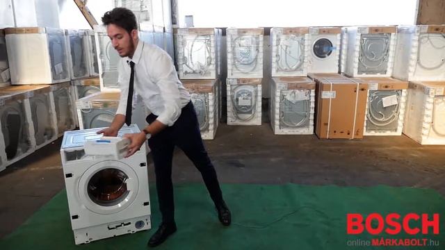BOSCH WIW28540EU | Beépíthető Mosógép Bemutató Videó