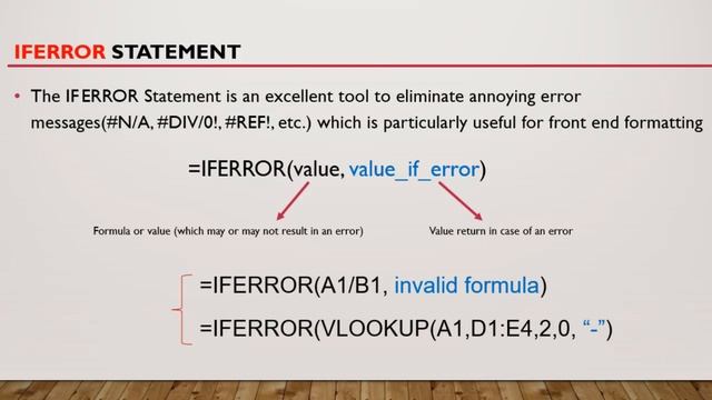 Five Common Excel Errors and how to fix these errors смотреть онлайн