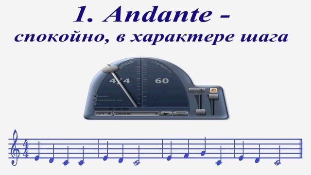 музыкальные ТЕМПЫ - теория музыки для детей смотреть онлайн