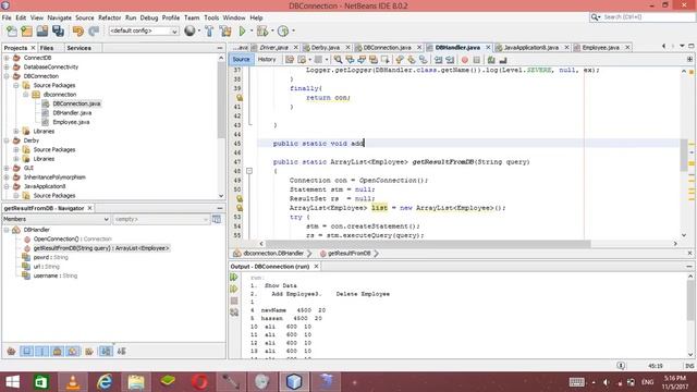 Communicatin' with MySQL DB usin' Java смотреть онлайн