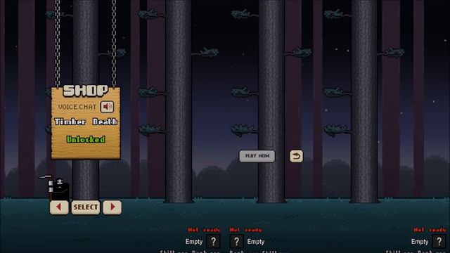 Рубим лес с Катюшкой ► Timberman смотреть онлайн