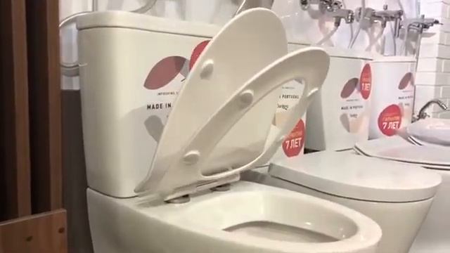 Быстросъемное сиденье для унитаза Sanitana смотреть онлайн