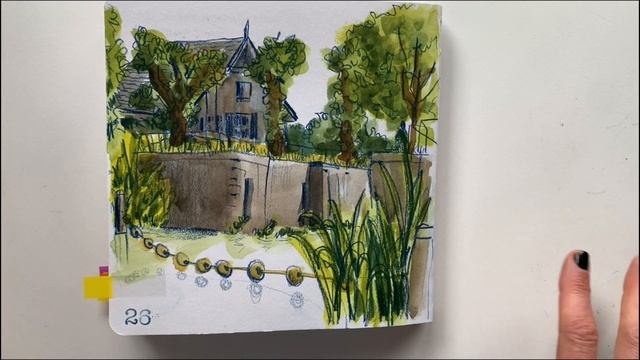 The Many Ways To Capture Greens In Your Sketchbook смотреть онлайн