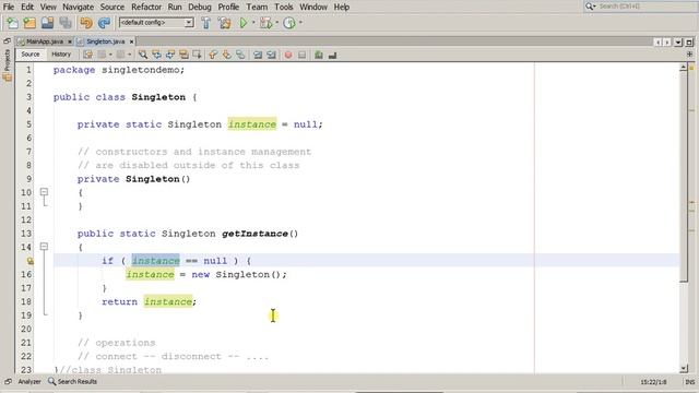 Week 11 Singleton Design Pattern Part 3 смотреть онлайн