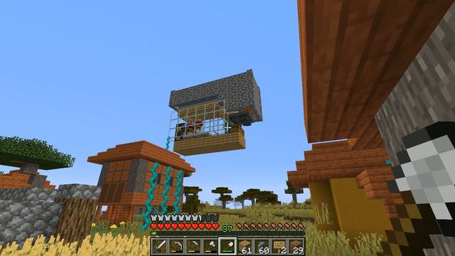 Автоферма железа в Майнкрафт?Выживание в Minecraft #9 смотреть онлайн