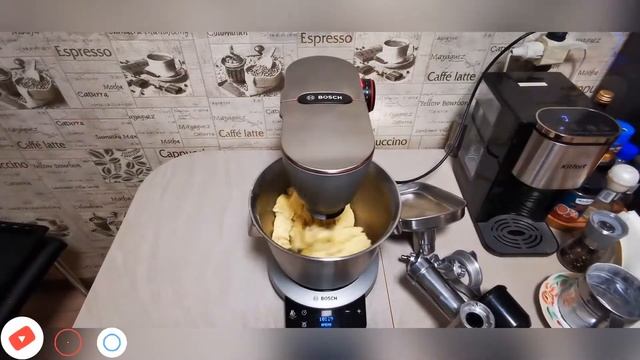 Делаем вкусное печенье?? Кухонная машина Bosch MUM9YX5S12. насадка Biscuit attachment MUZ9SV1 смотреть онлайн