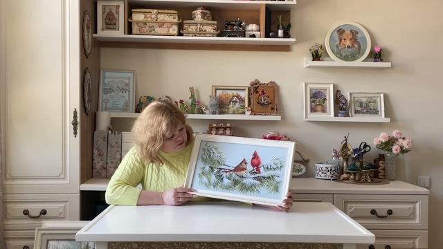 Вся готовая и оформленная вышивка за 5 лет !ООООчень много ! часть 1 - крупная )))) смотреть онлайн