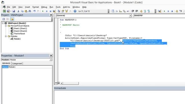 Save Excel Sheet as PDF with Simple Macro - ExcelVbaIsFun смотреть онлайн