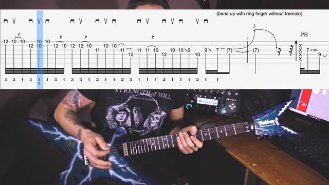 'PLAY IT LIKE DIMEBAG' LESSON #7 - PANTERA 10'S solo by Attila Voros (difficulty level: 6/10) смотреть онлайн