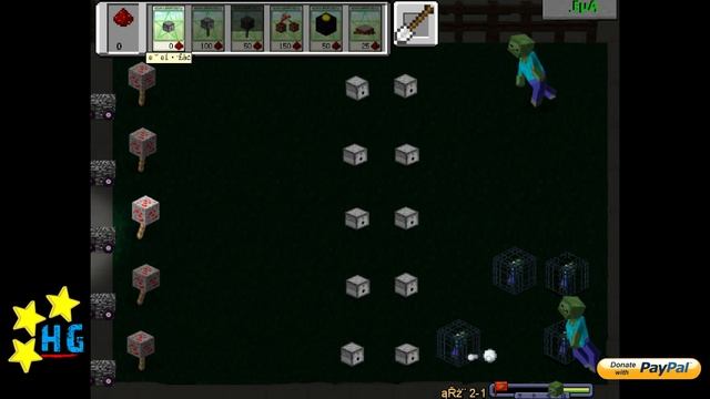 ? Plants vs Zombies Mod Minecraft Night 1 [Newspaper Zombie] смотреть онлайн