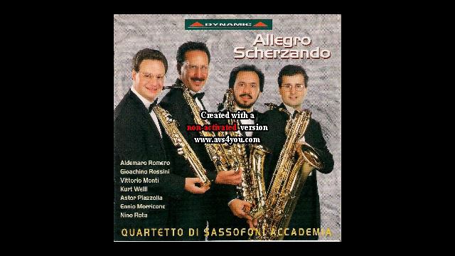 Rossini per quattro...!! Quartetto di Sassofoni Accademia смотреть онлайн