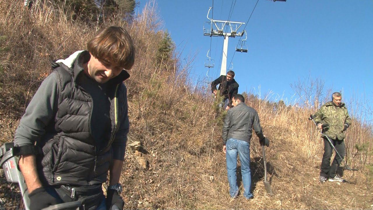 Необычный коп на горнолыжной трассе. Где искать клады. смотреть онлайн