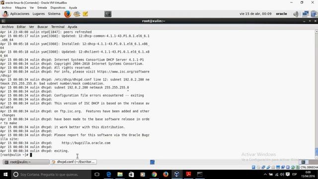 Configuración servidor DHCP en Oracle Linux 6 Español смотреть онлайн