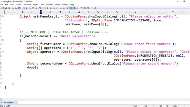 Session3 - Basic Calculator in Java | How to Implement Basic Calculator Module смотреть онлайн