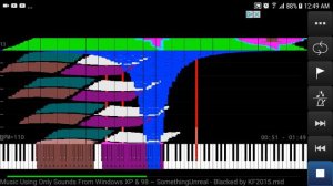 {Black MIDI} MIDI Voyager- Music using only sounds from windows xp & 98_Something  unreal  141k not