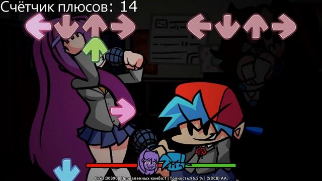 ВСЕ ПЛЮСЫ МОДА "DOKI DOKI TAKEOVER" / friday night funkin смотреть онлайн