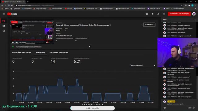 Залетай Чё как не родной? || Countre_Strike GO Апаем звание || смотреть онлайн