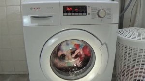 Mix wash 20 degrees rapid program BOSCH WAB28220 washing machine, test example movie #314