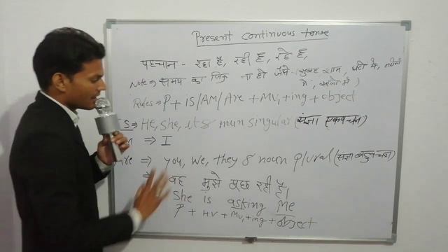 Present continuous tense with examples смотреть онлайн