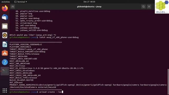Android 12 Internals: [Ch1.vid12] acloud create - booting cuttlefish as a local instance смотреть онлайн