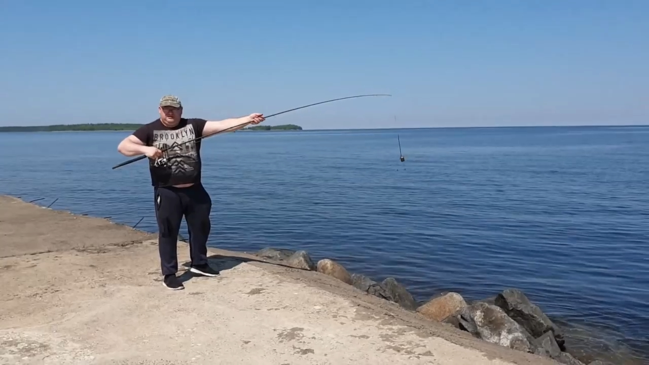 Рыбалка в Карелии на Онего на снасть такую как Фидер. смотреть онлайн