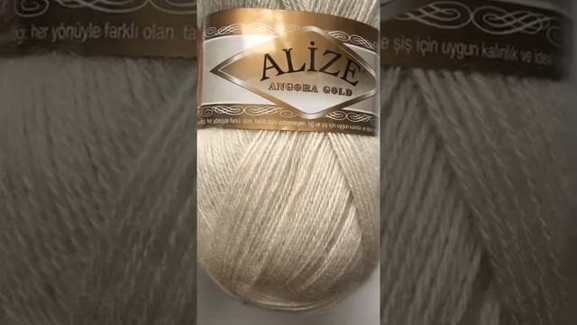 Подробный обзор пряжи Alize Angora Gold(Полушерсть с ангорой) №599 Слоновая кость смотреть онлайн