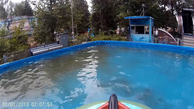 Водный аттракцион в парке "Северное Тушино" смотреть онлайн