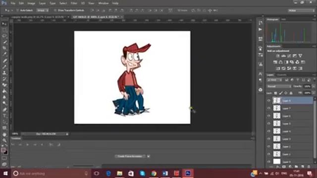 Creat GIF Animation in Photoshop CC смотреть онлайн
