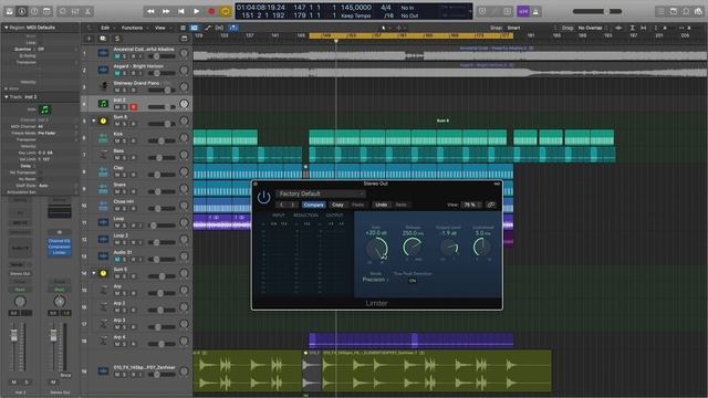 Быстрый мастеринг в электронной музыке в Logic Pro [Logic Pro Help]
