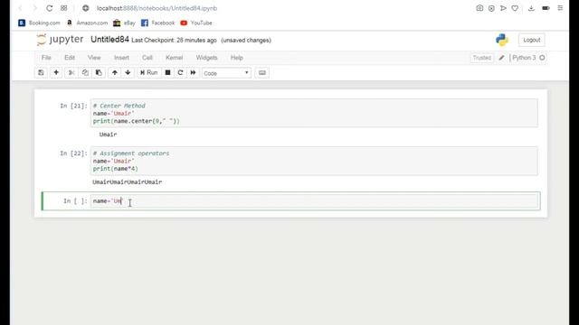Python Tutorial 14 : Center() Method in Python | Assignment Operators in Python смотреть онлайн