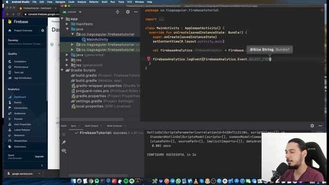 FIREBASE ANDROID: Firebase Analytics ?Tutorial no Android Studio смотреть онлайн