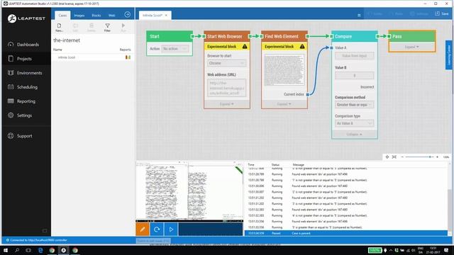 Testing Infinite scroll using web blocks смотреть онлайн