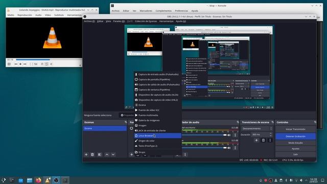 Debian 12 RC Plasma, Pipewire y Browser plugin en OBS Studio смотреть онлайн