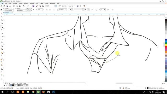 SpeedArt hanya menggunakan Freehand Tool - COREL DRAW X7 | #faozanafandi смотреть онлайн