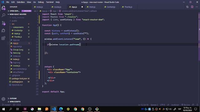 Build a Landing Page using React & React Router Hooks #1 ( Setup, Routes & Main Component ) смотреть онлайн