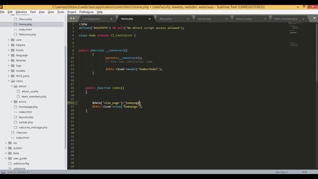 Codeigniter: Create dynamic pages смотреть онлайн