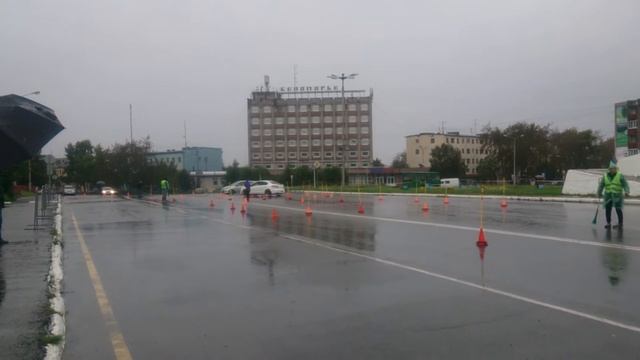 Скоростное маневрирование 27.08.16 Мазда 3 смотреть онлайн