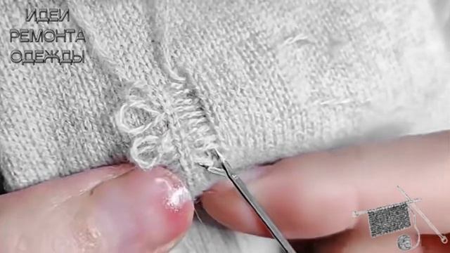 Darning a hole in a cashmere sweater смотреть онлайн