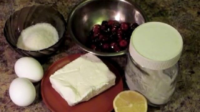 Ягодно-творожный пирог видео рецепт UcookVideo.ru смотреть онлайн