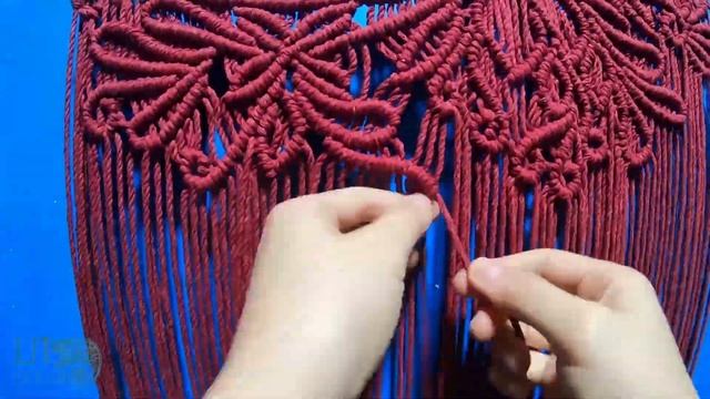 Time lapse ? DIY Colors Mandala Macrame Wall Hanging Decor | Macrame Design & Tutorial by LIT decor смотреть онлайн